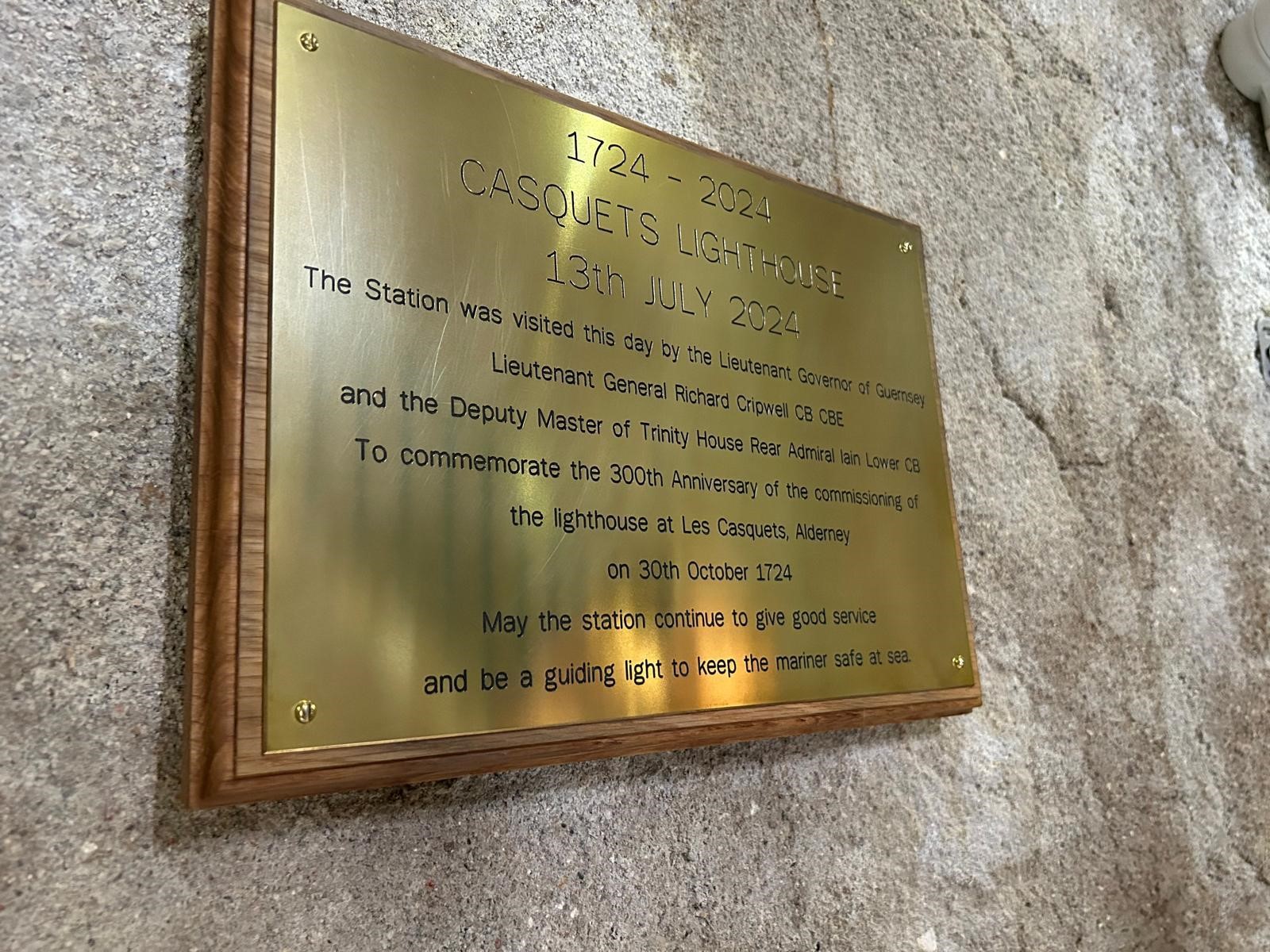 The new plaque unveiled on 13 July 2024